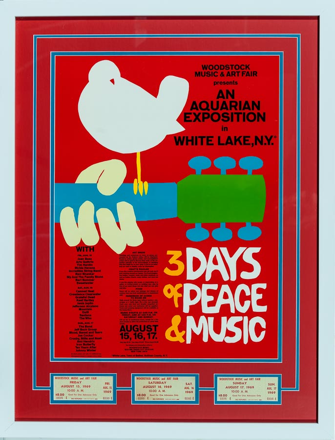 vintage rock poster