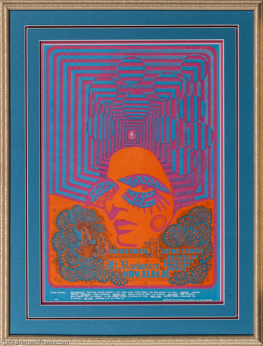 Big Brothers and The Holding Company Concert Poster